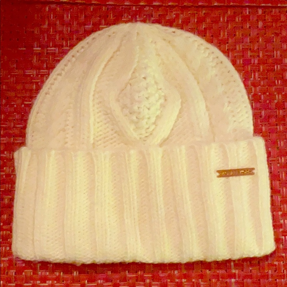 Michael Kors cable cuff beanie
